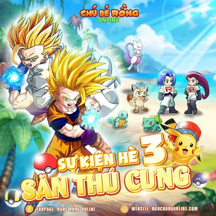 Hè 3: Thu Phục Pet Pikachu - Đeo Lưng Thùng Rác